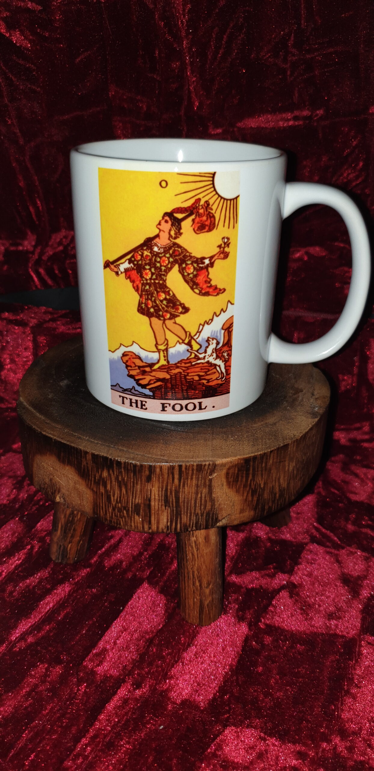The Fool Rider Waite Tarot Mug