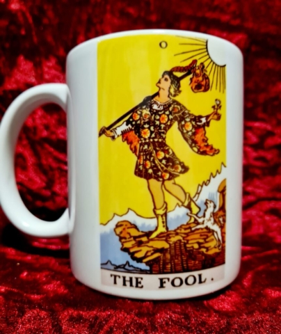 The Fool Tarot Rider Waite Mug