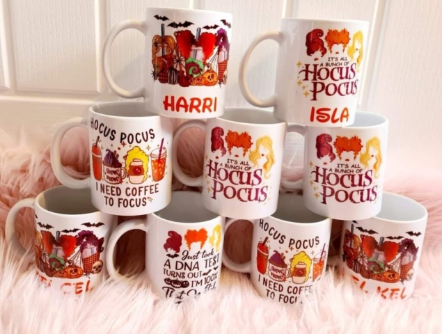 Hocus Pocus custom mug set