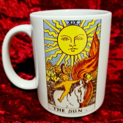 The Sun Rider Waite Tarot Mug